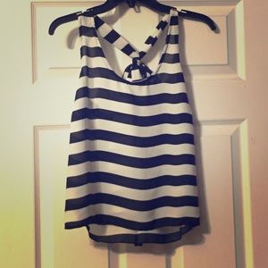 Black/White Tank Top