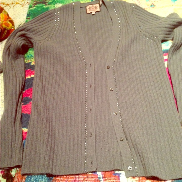 Cozy gray cardigan