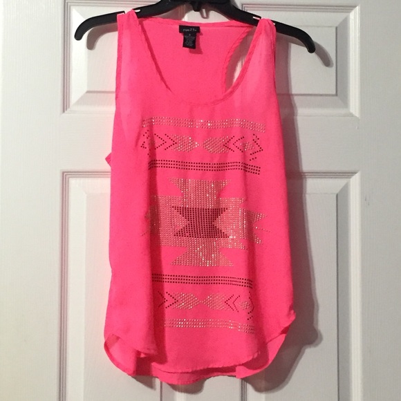 Pink Aztec Tank Top - Picture 1 of 4