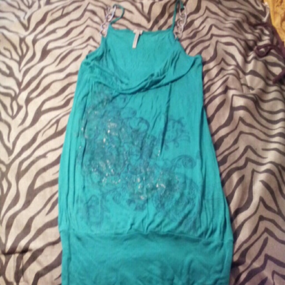 Chain sleeve tank top
