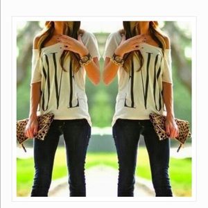 One Shoulder Short Sleeve T-Shirt
