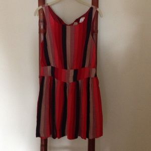 Sleeveless Stripe Dress