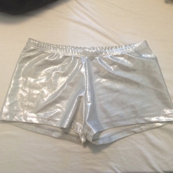 Perfetct Balance Pants - Silver Metallic Booty Shorts!