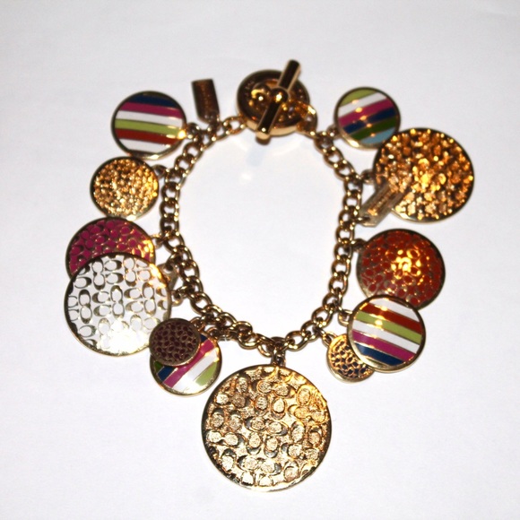 Coach charm bracelet