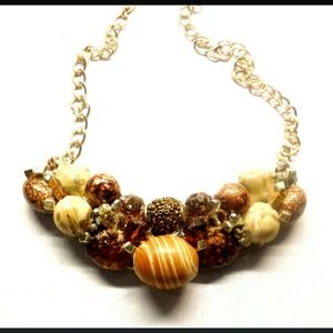 Neutral Statement Necklace