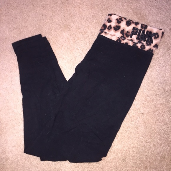 PINK Victoria's Secret Pants - 💕Victoria's Secret Pink Bling Yoga Leggings!