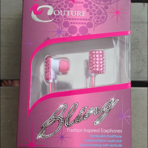 Bedazzled fashion earphones