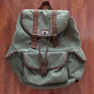 Olive green mossimo backpack/bag