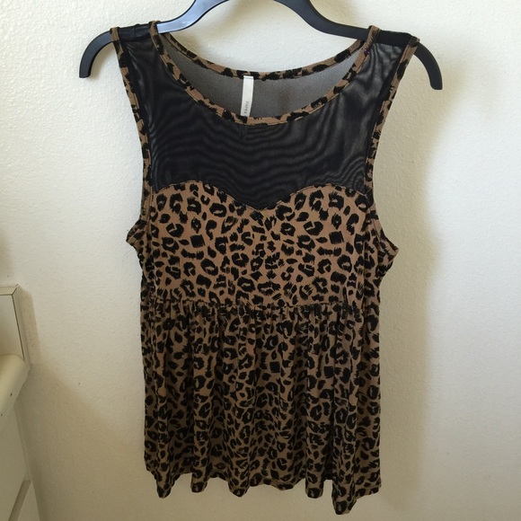 Cheetah Print Blouse