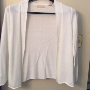 Lightweight linen and cotton sweater.