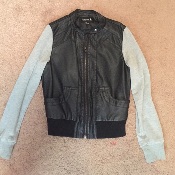Black jacket with grey sleeves Clearance