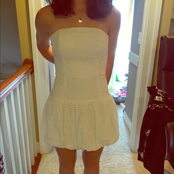 Lilly Pulitzer white bubble dress
