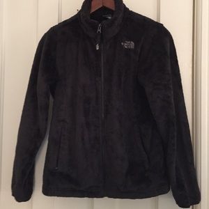 Fur black North Face jacket