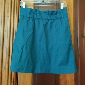Banana republic paper bag mini skirt, size 4