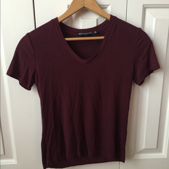 Authentic Brandy Melville Burgundy Top