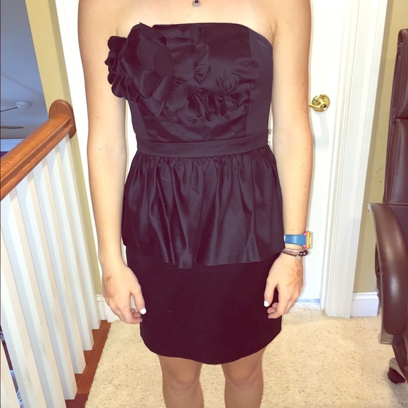 Lilly Pulitzer black ruffle dress