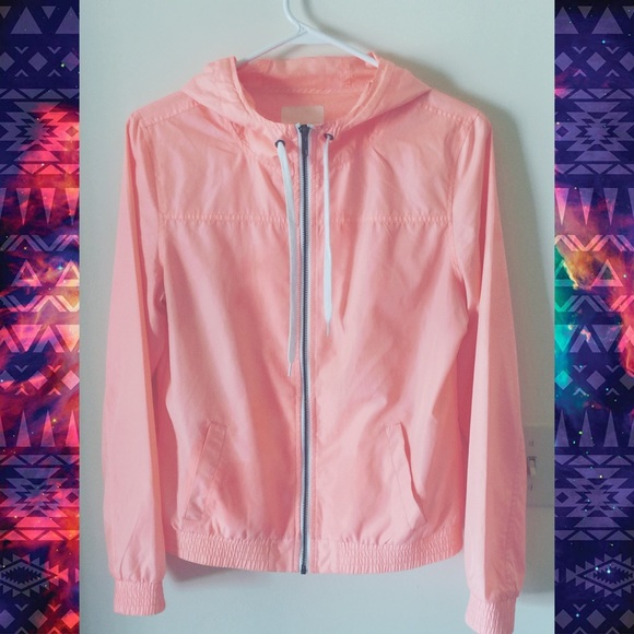 Zine Coral Windbreaker Zip Up