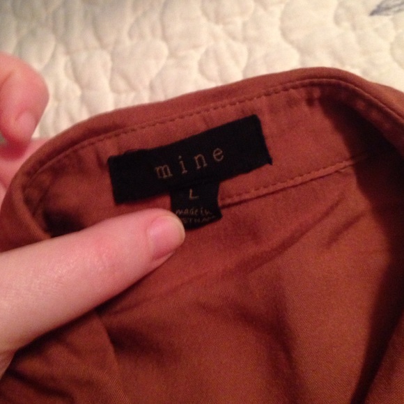 Rust colored blouse bought at Forever 21. - Picture 3 of 3