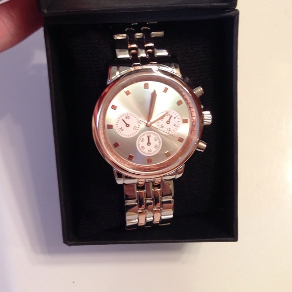 Rose gold/ Silver Watch