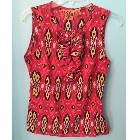Red Tory Burch Sleevless Top