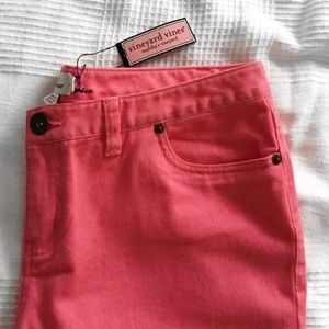 Vineyard vines skinny pant jeans salmon