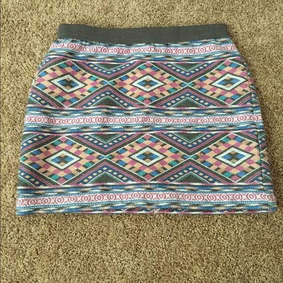 AE Tribal Print Skirt boho