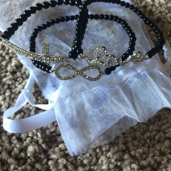 Rhinestone Bracelet Set - Picture 4 of 4