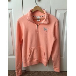 Pink/VS light orange Half Zip Jacket
