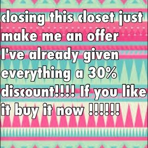 Full closet blow out