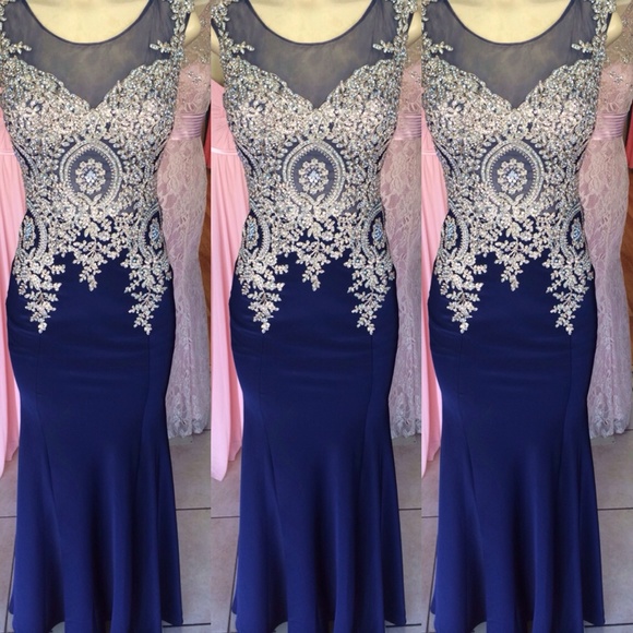 Gold sequence and crystal embroidered dress!
