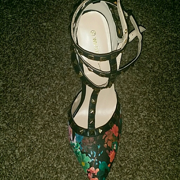 Wild Diva Studded Heels