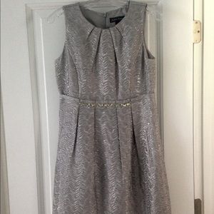 Jessica Howard Silver Cocktail Dress