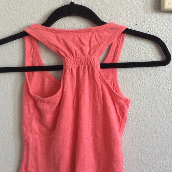 Pink Razor Back Tank Top - Picture 2 of 3