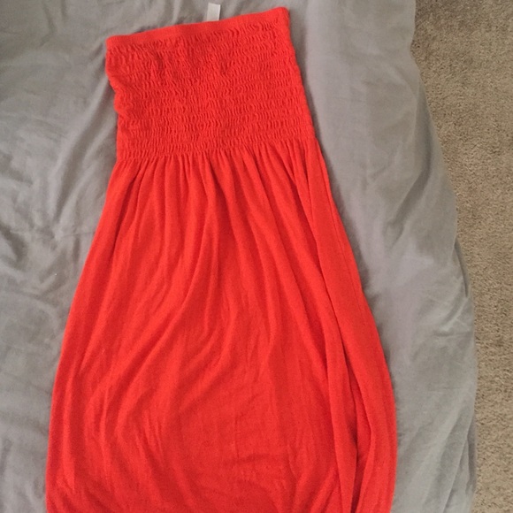 Orange cover up