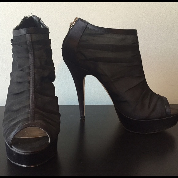 Chinese Laundry Hide and Seek Peep Toe Booties