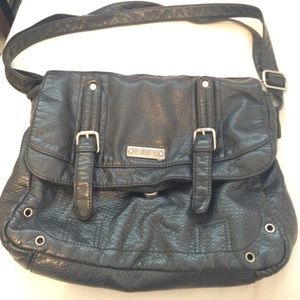 Roxy black leather purse