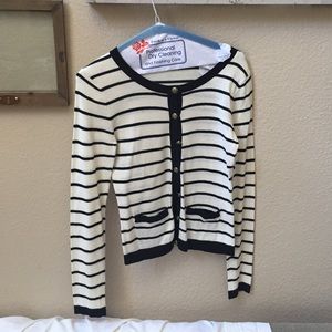 Striped cardigan