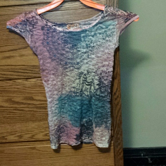 Netted shirt.