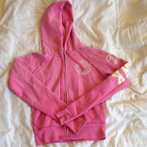 PINK Victoria's Secret Sweaters - Vs pink sweater/zipper hoodie