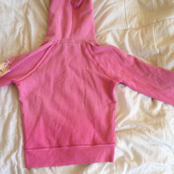 Vs pink sweater/zipper hoodie - Picture 3 of 4