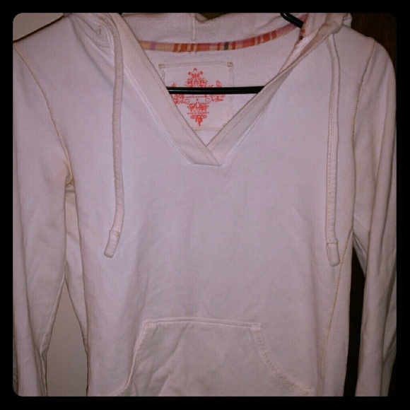 White hoodie/ sweater