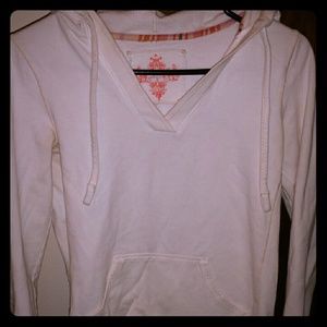 White hoodie/ sweater