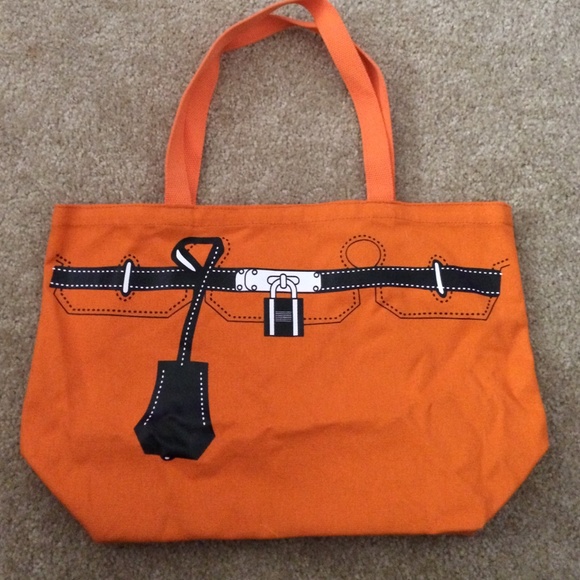 Hermes birkin print bag