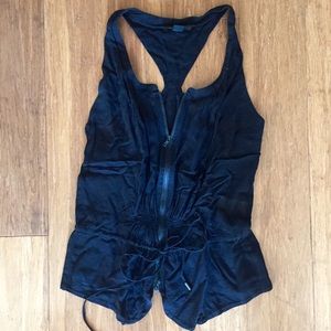 Diesel Black Gold Zip Tie Racerback Top