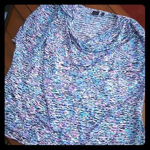 Pretty, vibrant women's multi-colored top