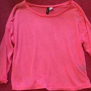 H&M pink long sleeve