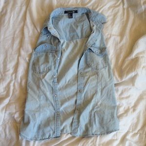 F21 denim overwear/jacket