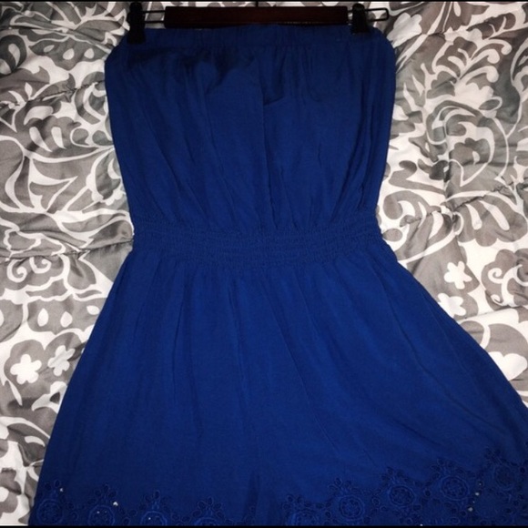 Blue forever 21 romper - Picture 1 of 3