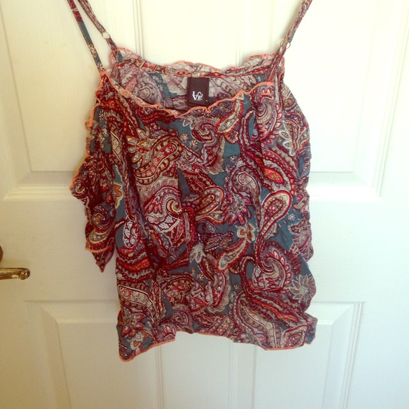 Shoulder boho top