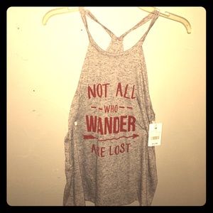 Not all who wonder are lost tank